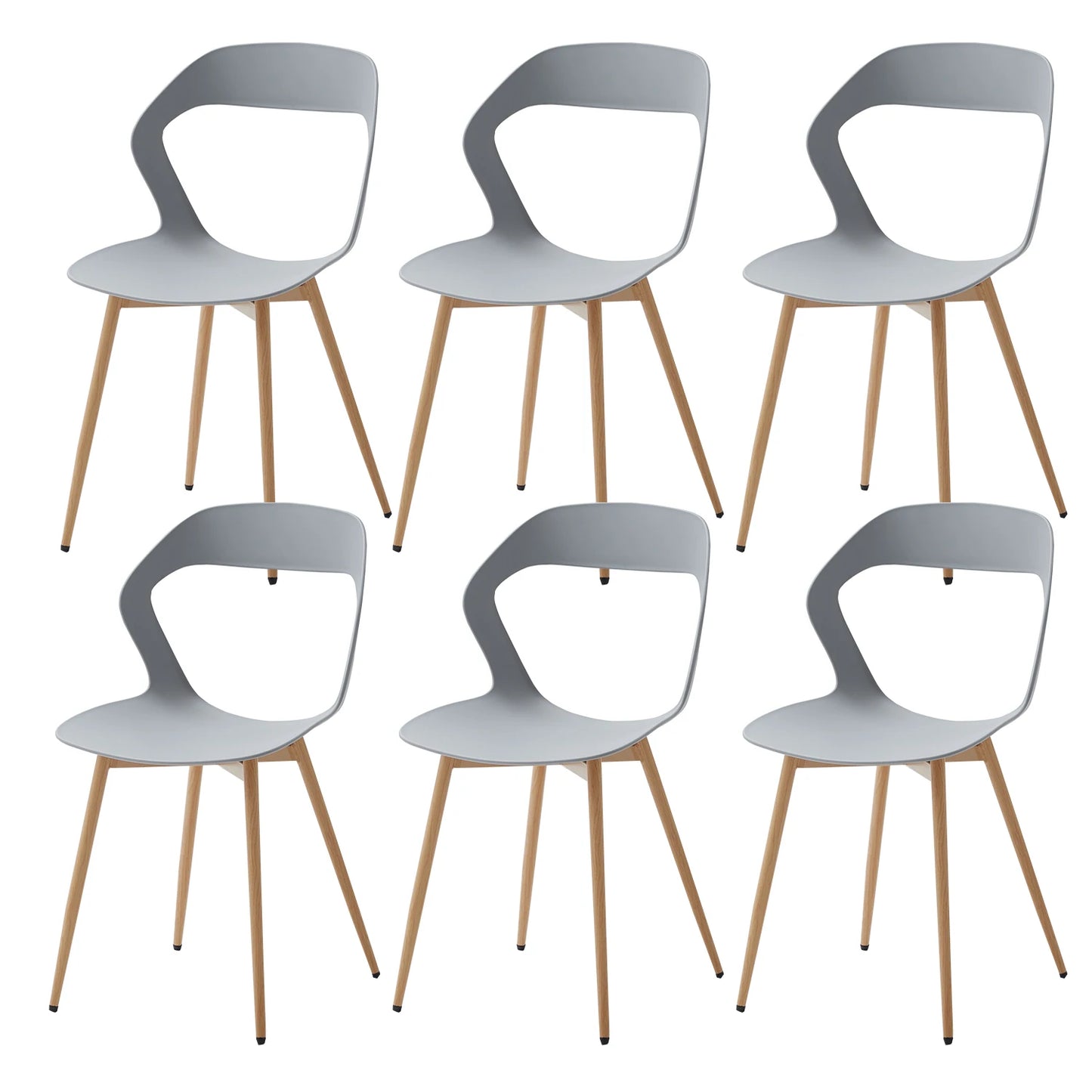 Chaise Bastien — finition blanche, style nordique