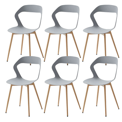 Chaise Bastien — finition blanche, style nordique
