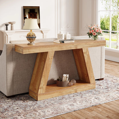 Console Karine — style industriel, rangement intégré
