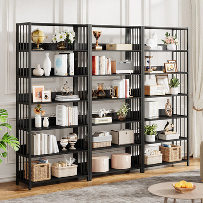 Bibliothèque Ambroise — métal, style industriel, rangement intégré, 5 niveaux