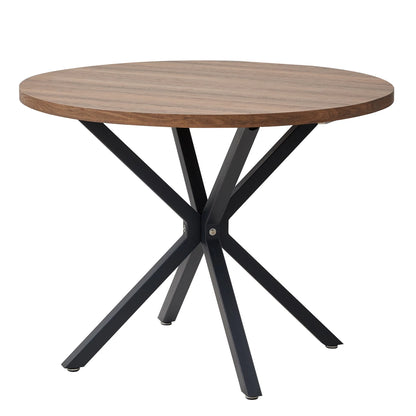 Bureau Odile — bois massif, style nordique, ronde