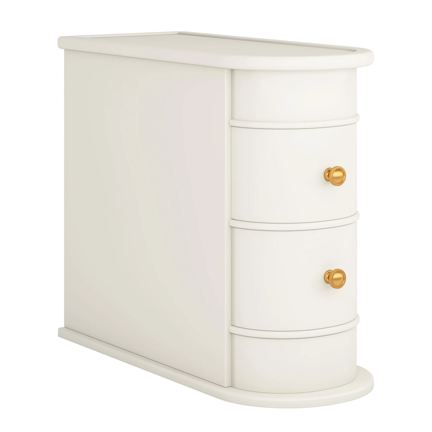 Table d'appoint Manon — bois massif, ronde