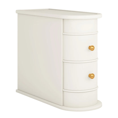 Table d'appoint Manon — bois massif, ronde