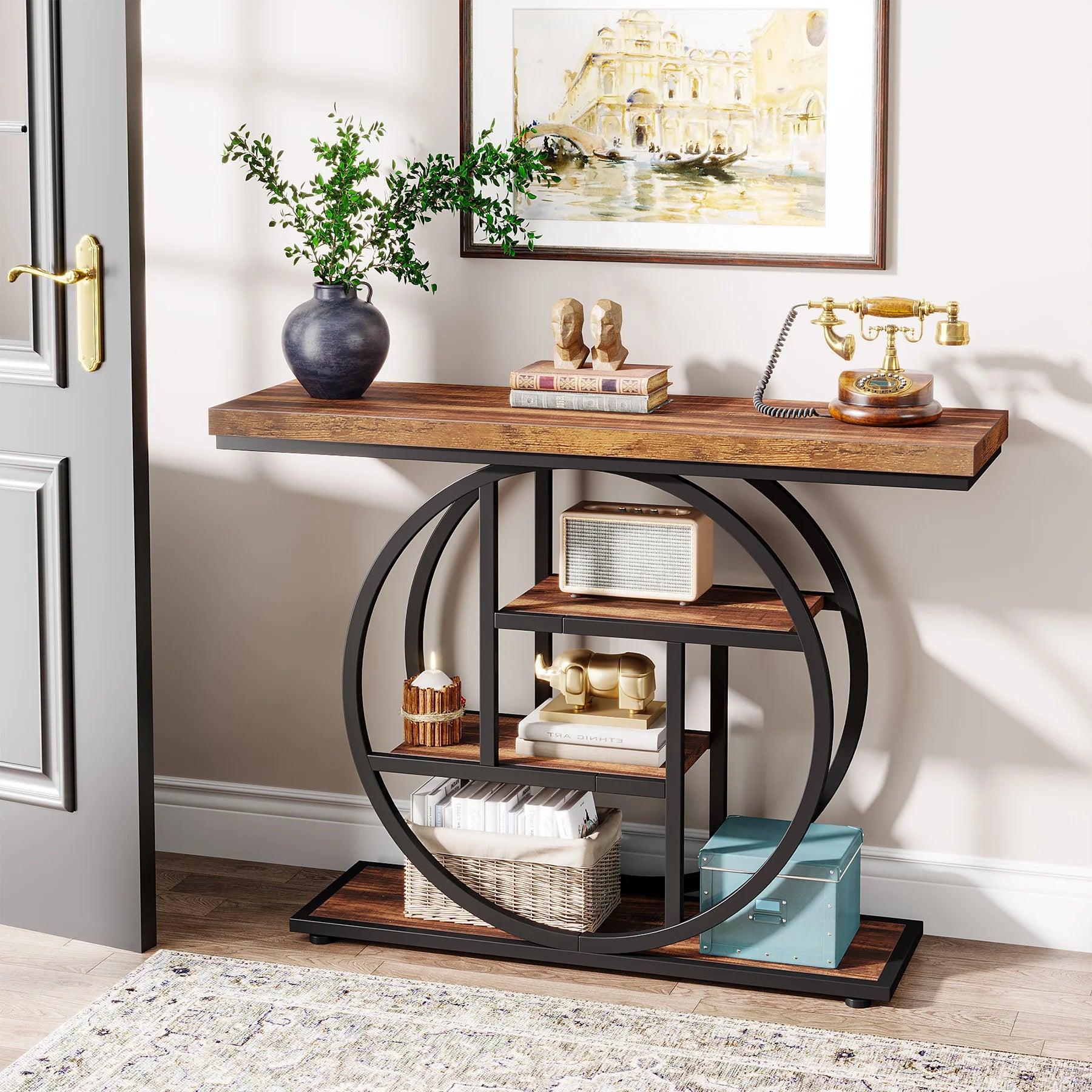 Console Robert — style industriel, 4 niveaux