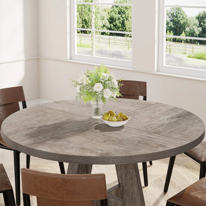 Table de salle à manger Stéphane — métal, ronde