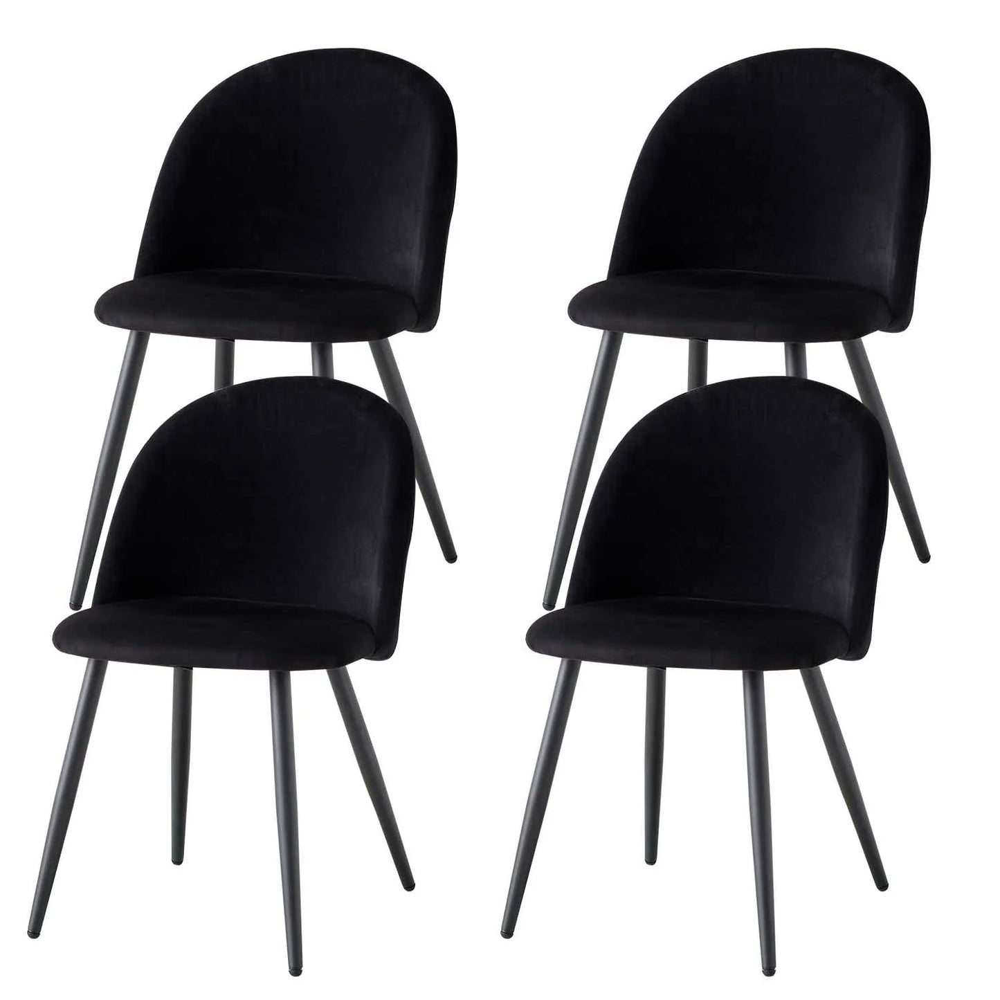 Chaise Corinne — velours, style nordique