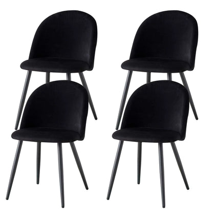 Chaise Corinne — velours, style nordique