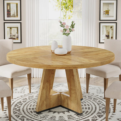 Table de salle à manger Stéphane — métal, ronde