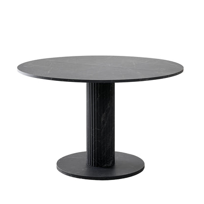 Table de salle à manger Fanny — bois massif, design contemporain, ronde