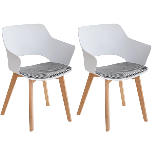 Chaise Lorraine — bois, design contemporain, avec accoudoirs