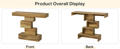 Console Jeanne — bois, métal, style industriel