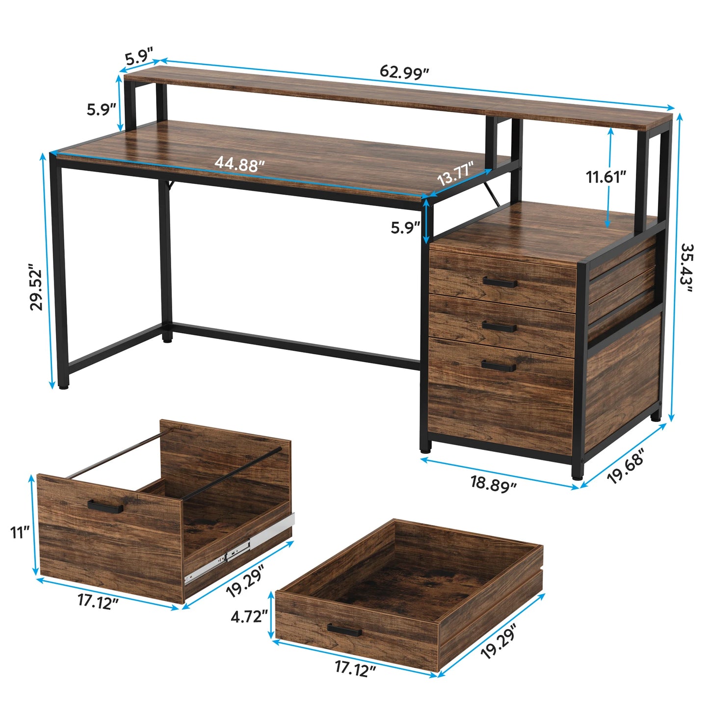 Bureau Jacques — style industriel
