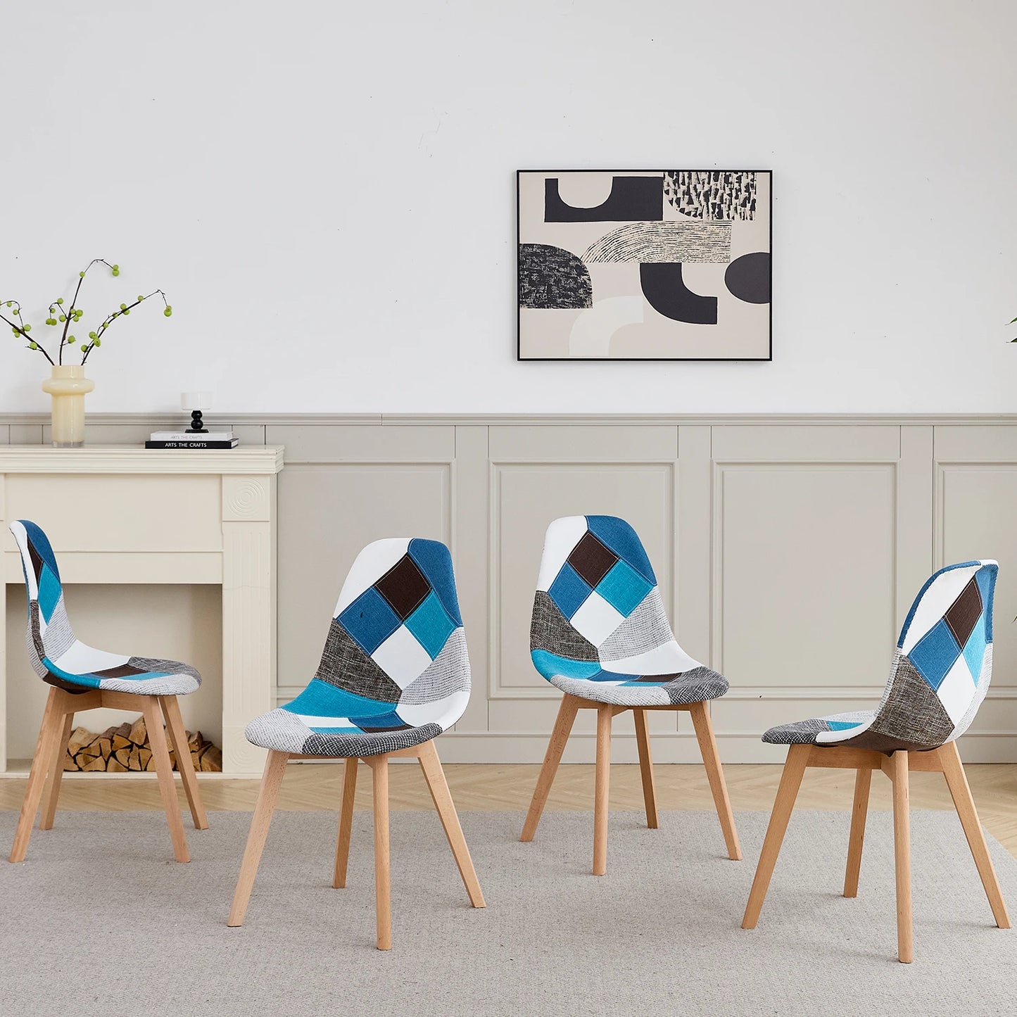 Chaise Claire — style nordique, ronde