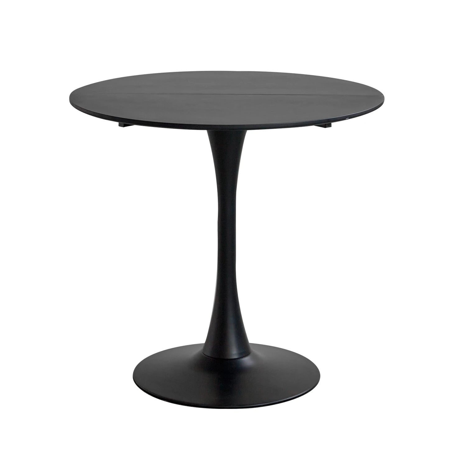 Table de salle à manger Simon — finition blanche, design contemporain, ronde