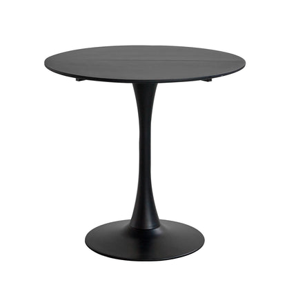 Table de salle à manger Simon — finition blanche, design contemporain, ronde