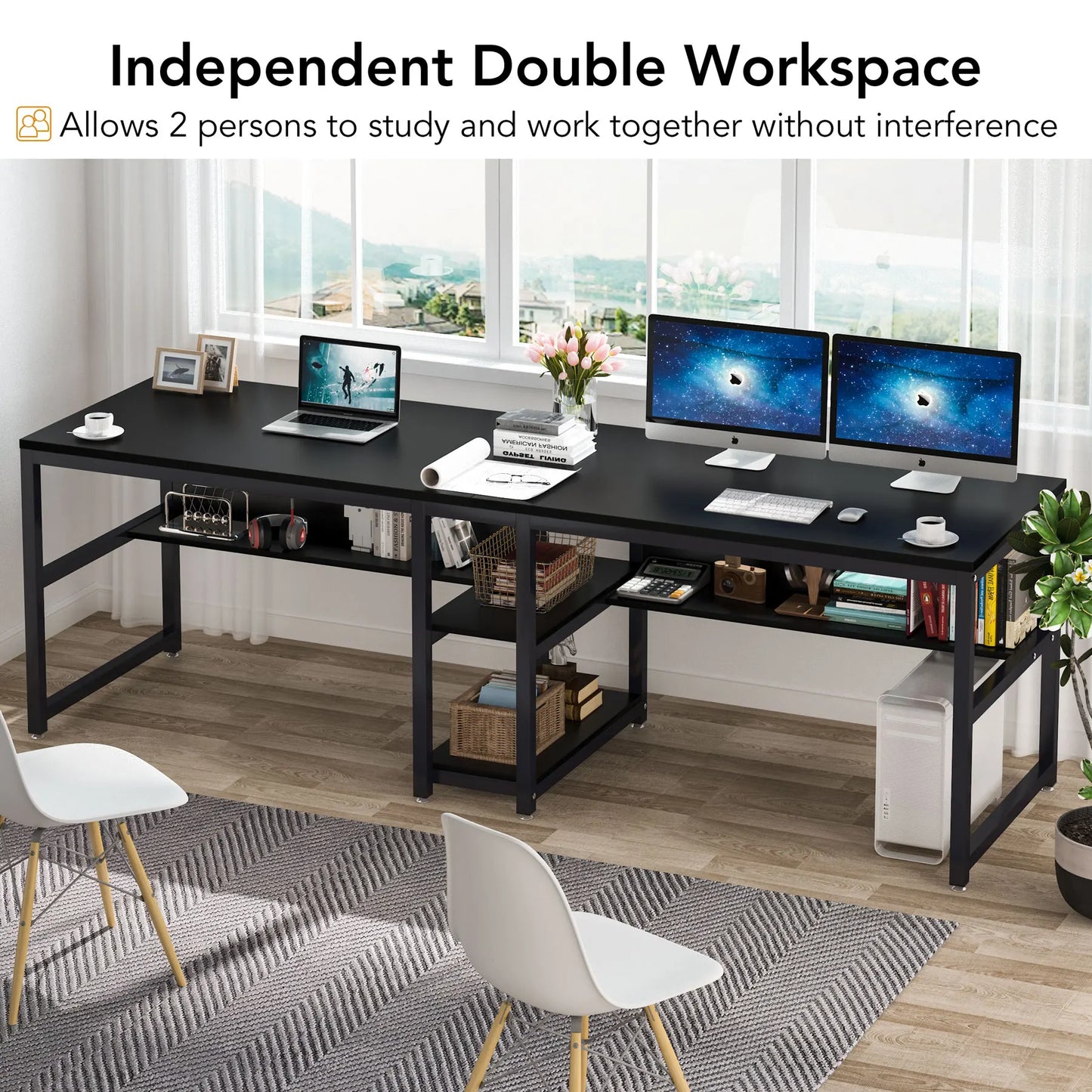 Bureau Roland — style rustique, pour deux personnes