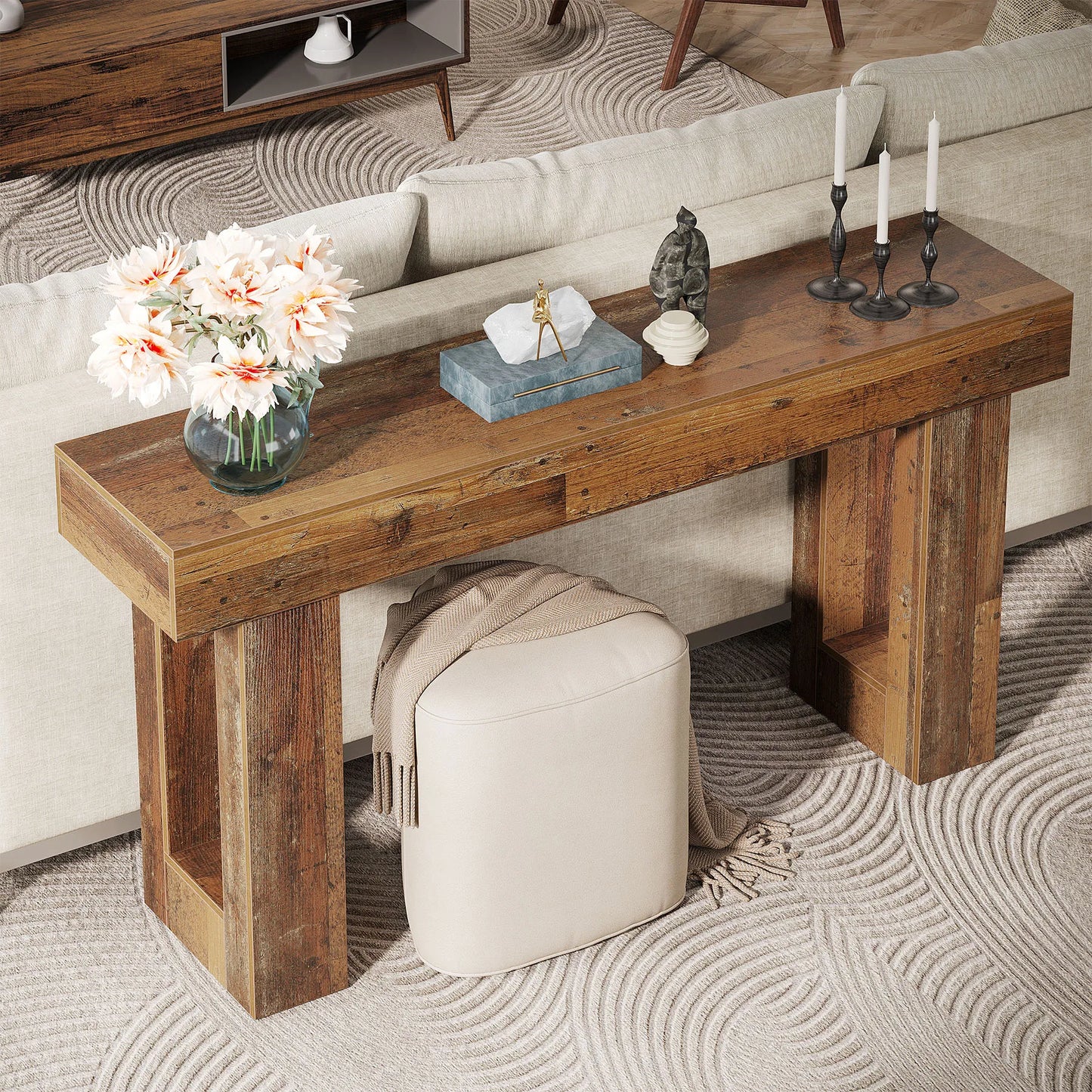 Console Benoît — bois, métal