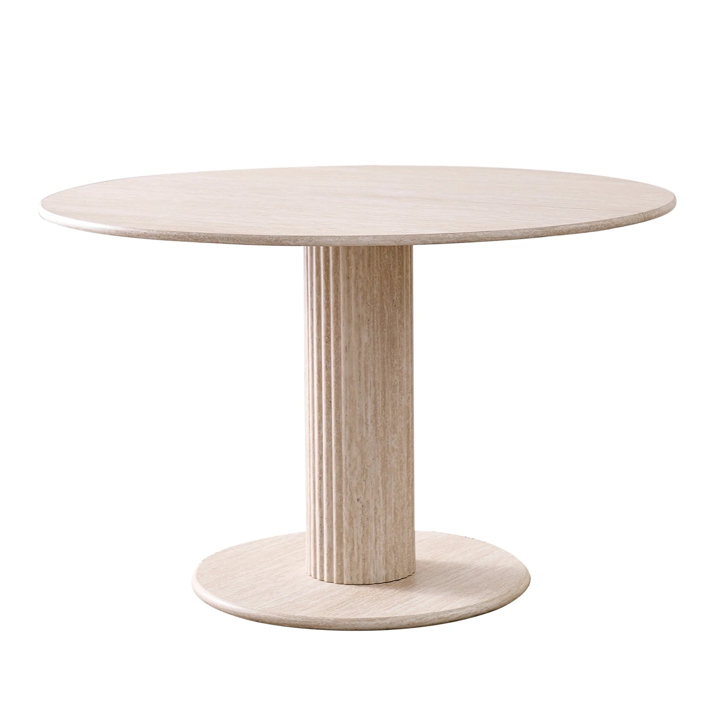 Table de salle à manger Fanny — bois massif, design contemporain, ronde