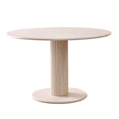 Table de salle à manger Fanny — bois massif, design contemporain, ronde