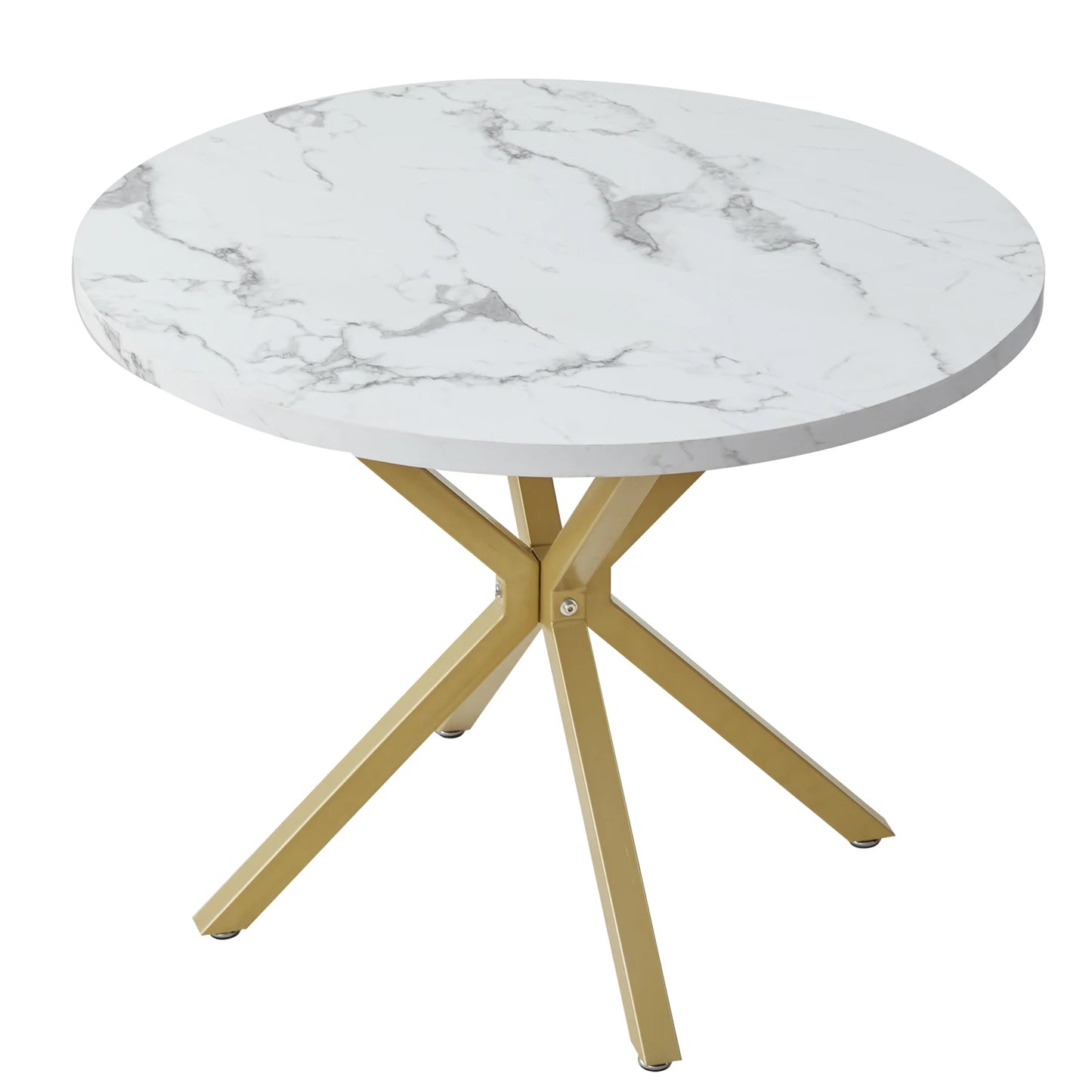 Table de salle à manger Julien — marbre, design contemporain, ronde