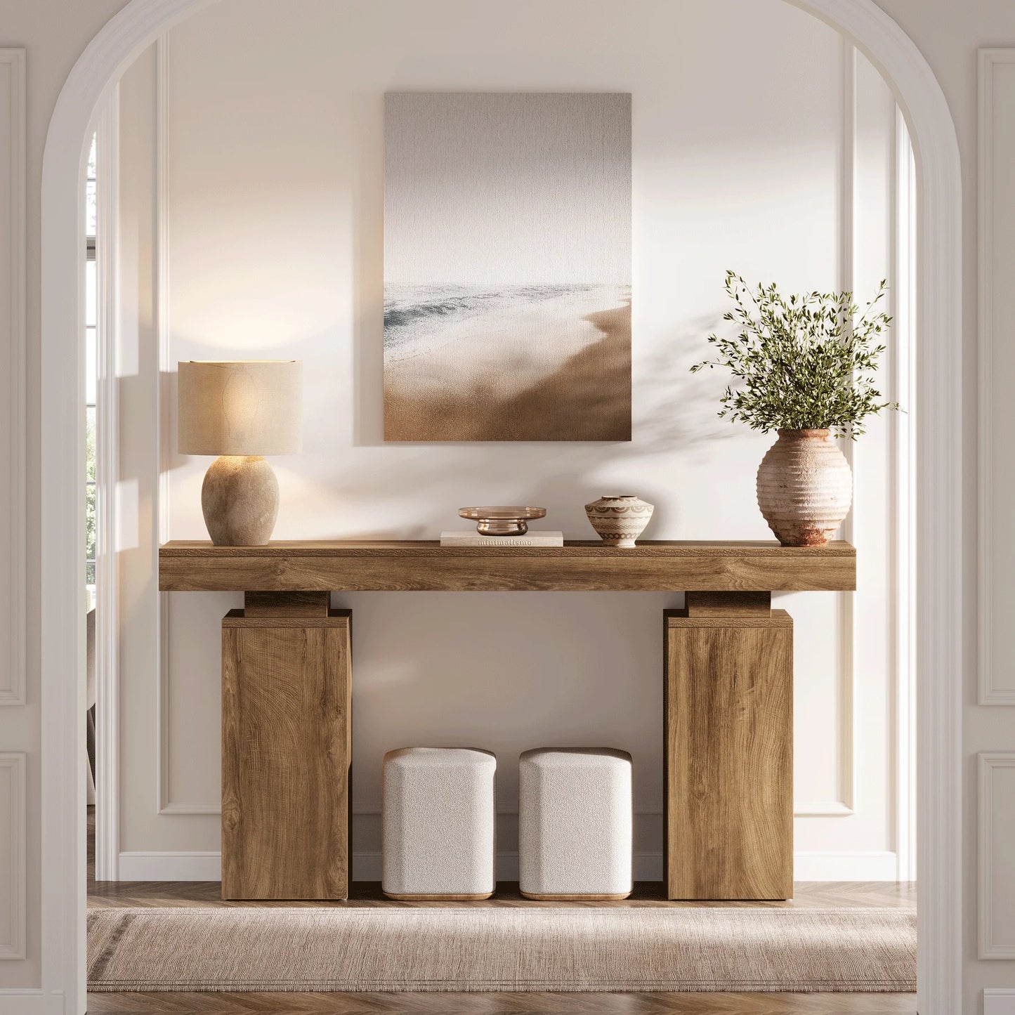 Console Sandrine — bois, métal, design contemporain