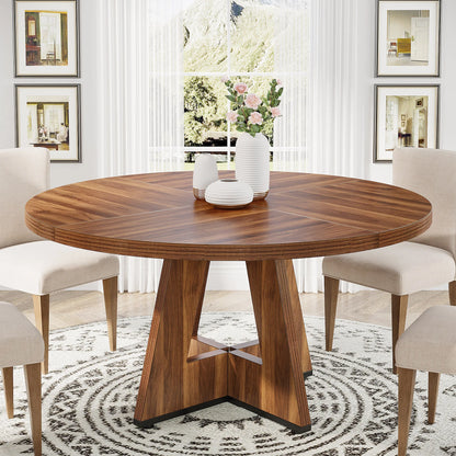 Table de salle à manger Stéphane — métal, ronde