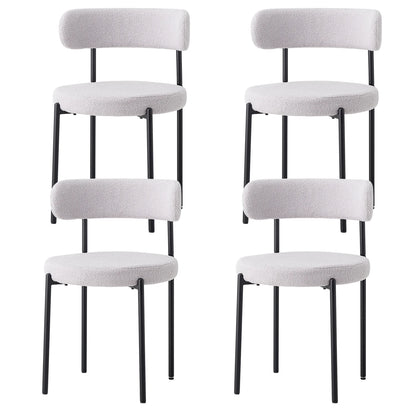 Chaise Sacha — velours, lot de 6