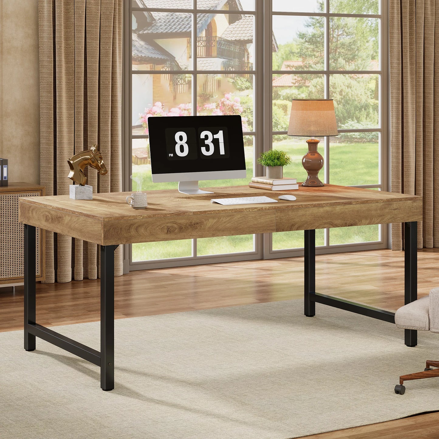 Bureau Cécile — métal, style industriel