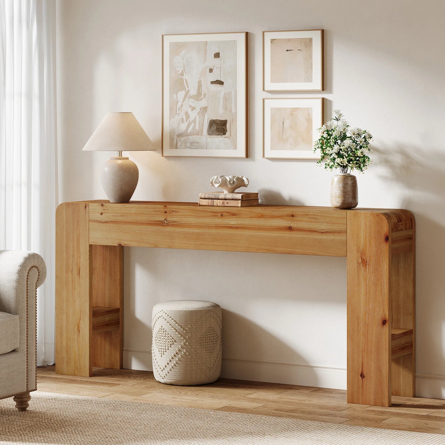 Console Céline — bois massif