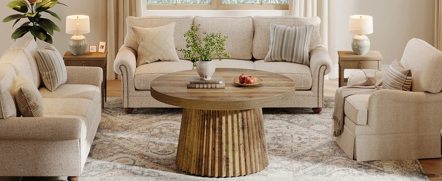 Table basse David — design contemporain, ronde