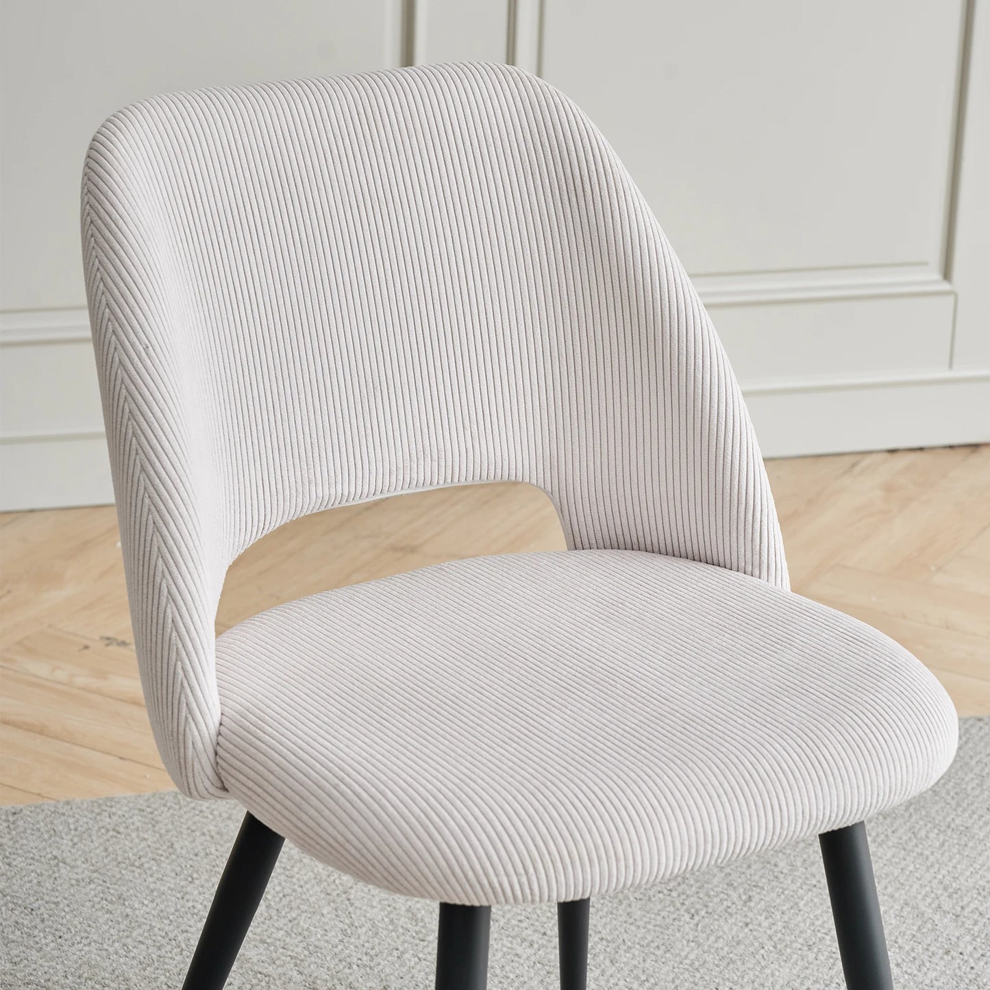 Chaise Nestor — velours, lot de 6