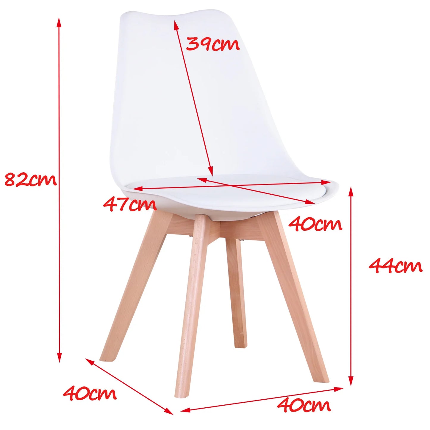 Chaise Séraphin — bois, style nordique