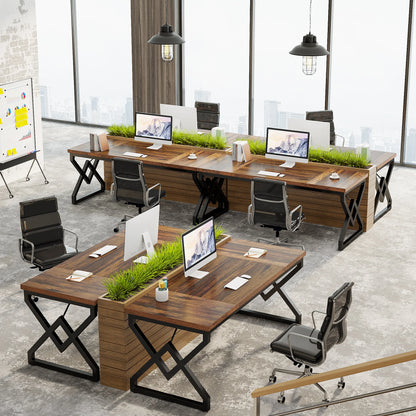 Bureau Xavier — bois, métal