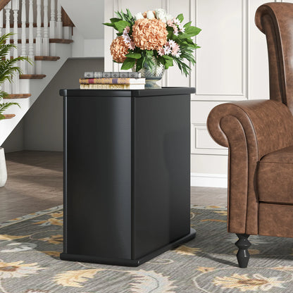 Table d'appoint Manon — bois massif, ronde