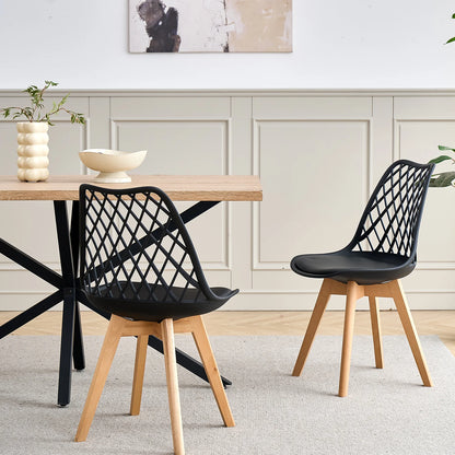 Chaise Liliane — bois massif, design contemporain