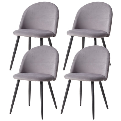 Chaise Corinne — velours, style nordique