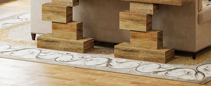 Console Jeanne — bois, métal, style industriel