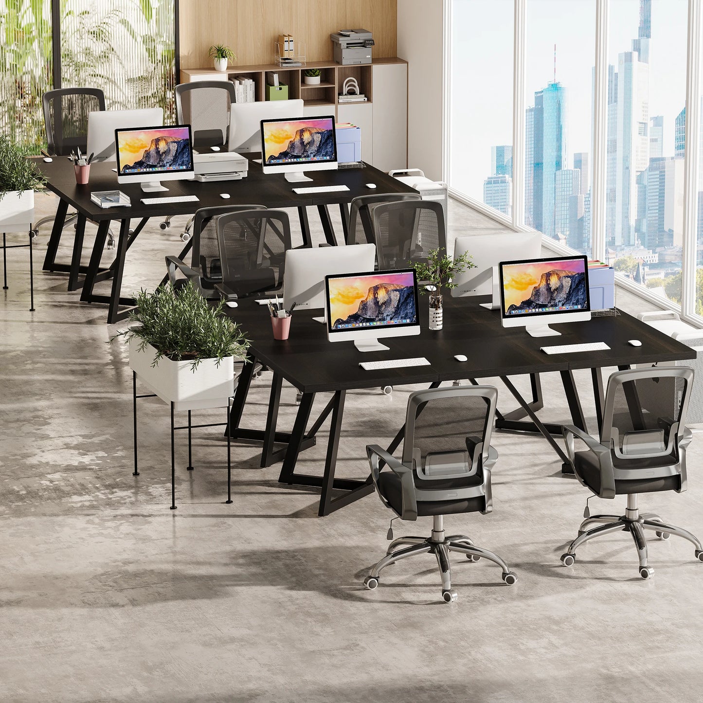 Bureau Joséphine — finition noir, métal, design contemporain