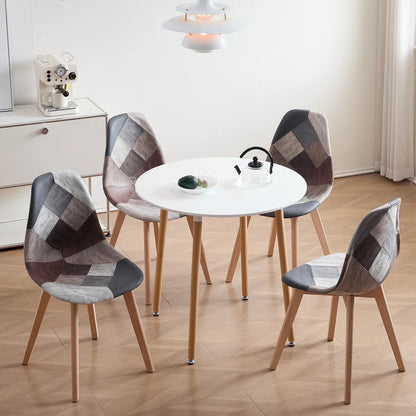 Chaise Claire — style nordique, ronde