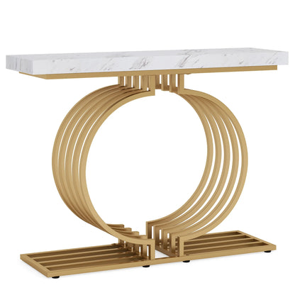 Console Maxime — finition dorée, design contemporain
