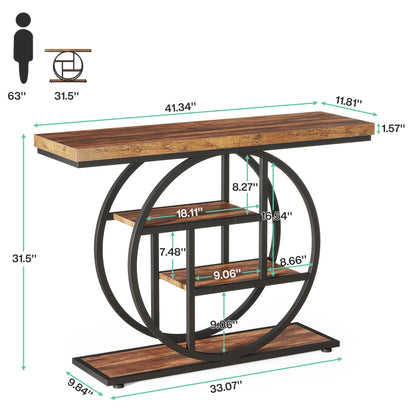 Console Sophie — style industriel, 4 niveaux