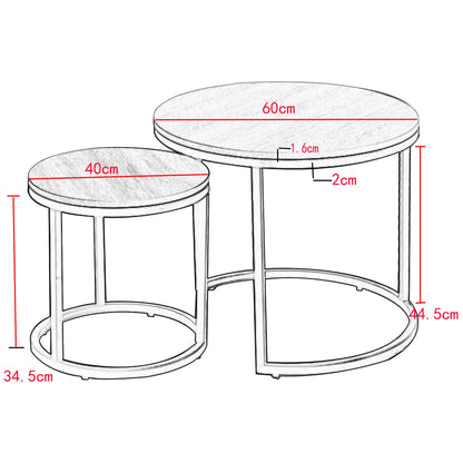Table basse Margaux — métal