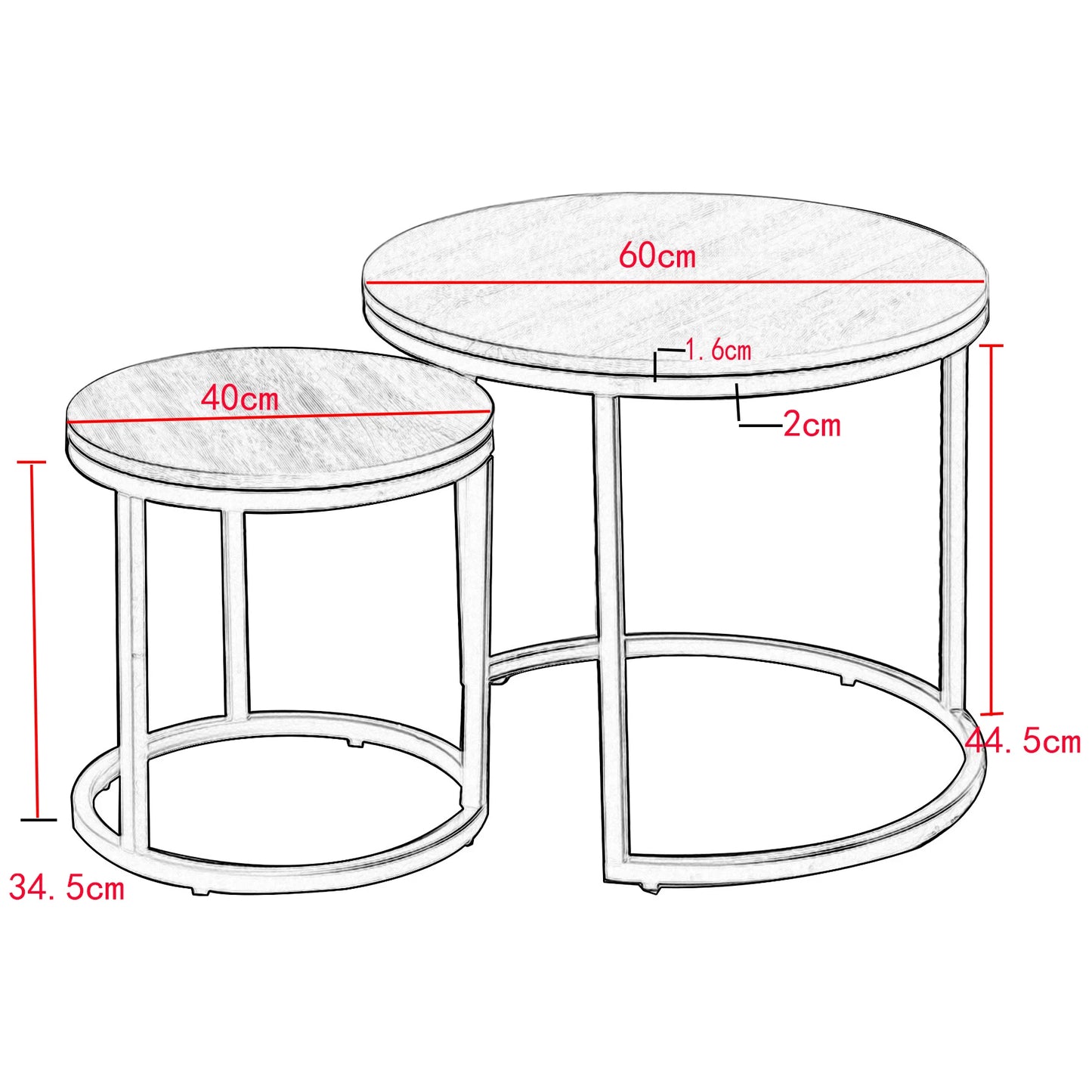 Table basse Marianne — marbre, design contemporain, ronde