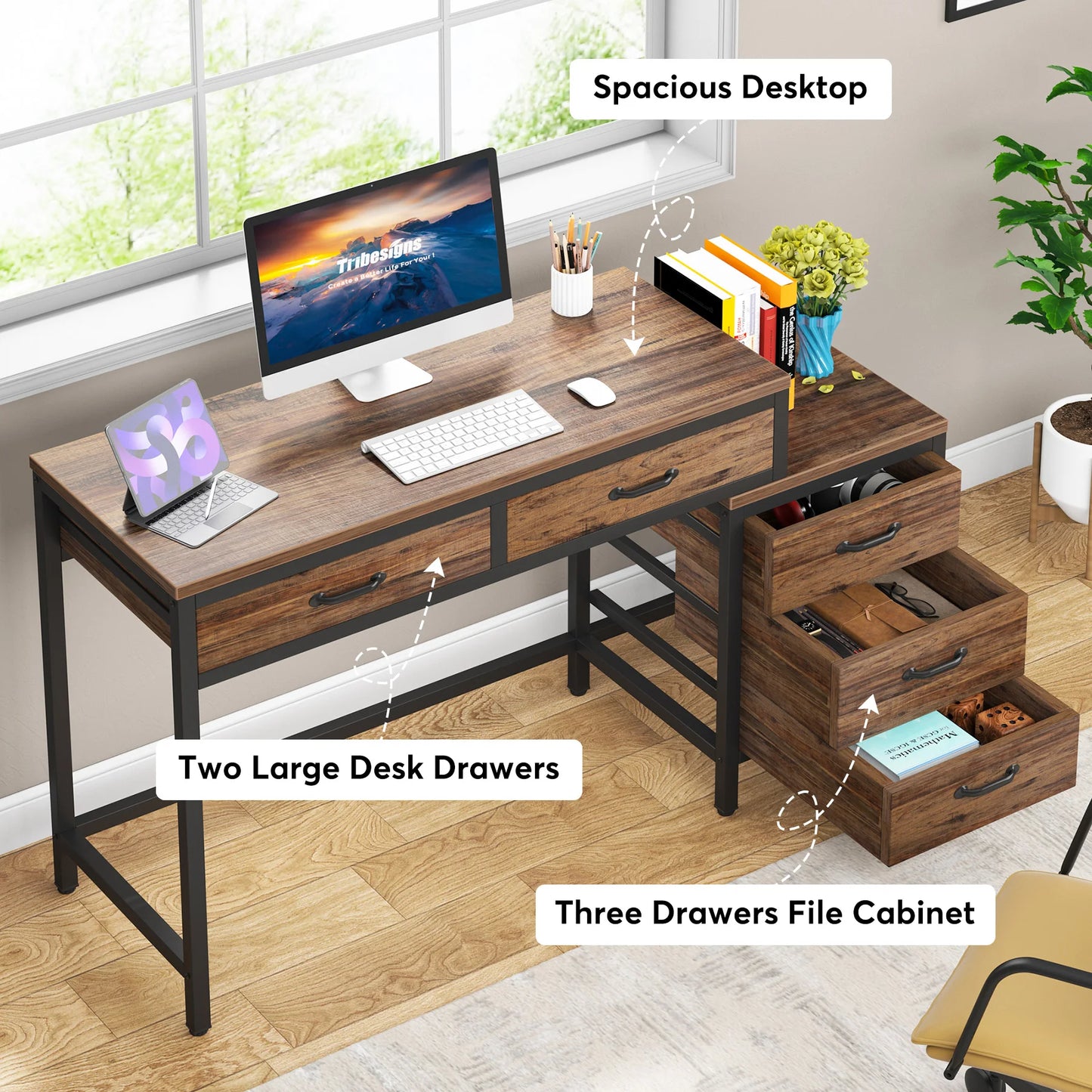 Bureau Jacques — style industriel