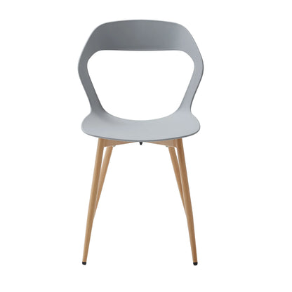 Chaise Bastien — finition blanche, style nordique