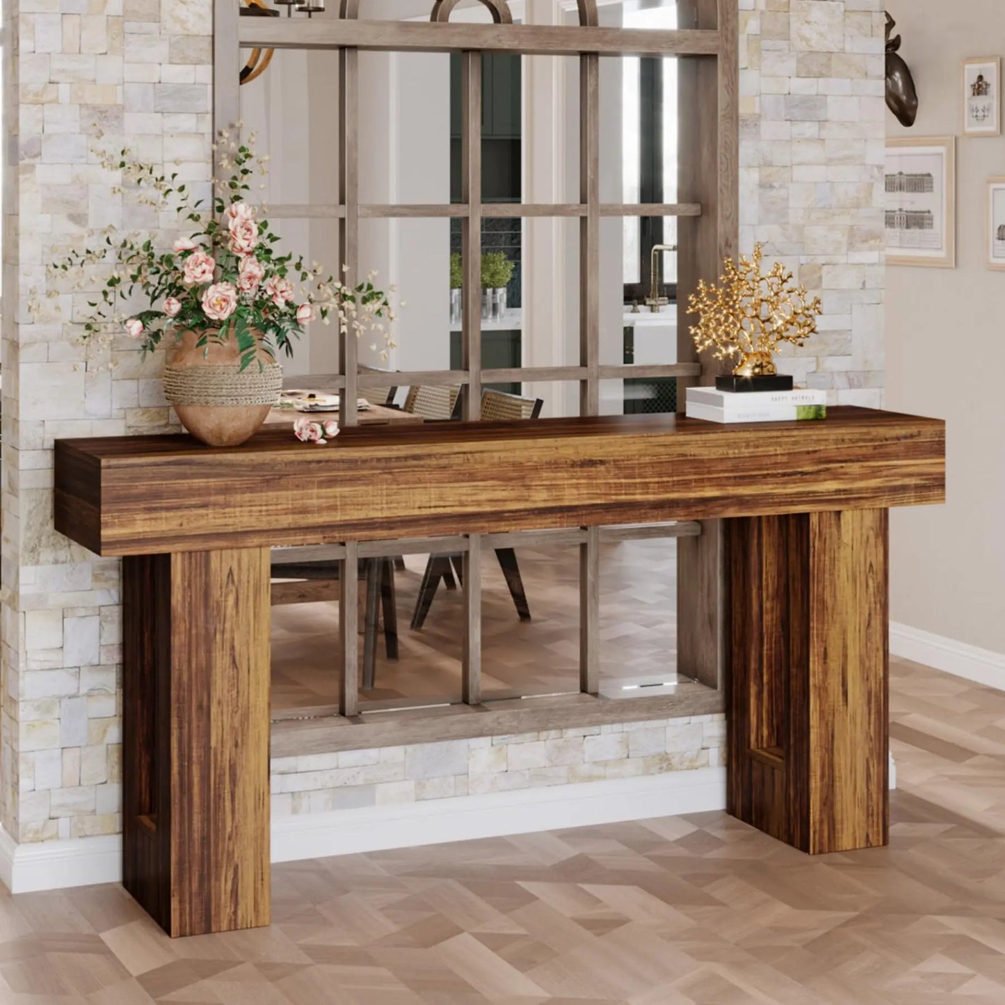 Console Benoît — bois, métal