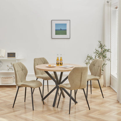 Chaise Valère — métal, lot de 6