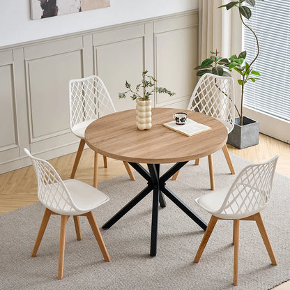 Chaise Liliane — bois massif, design contemporain