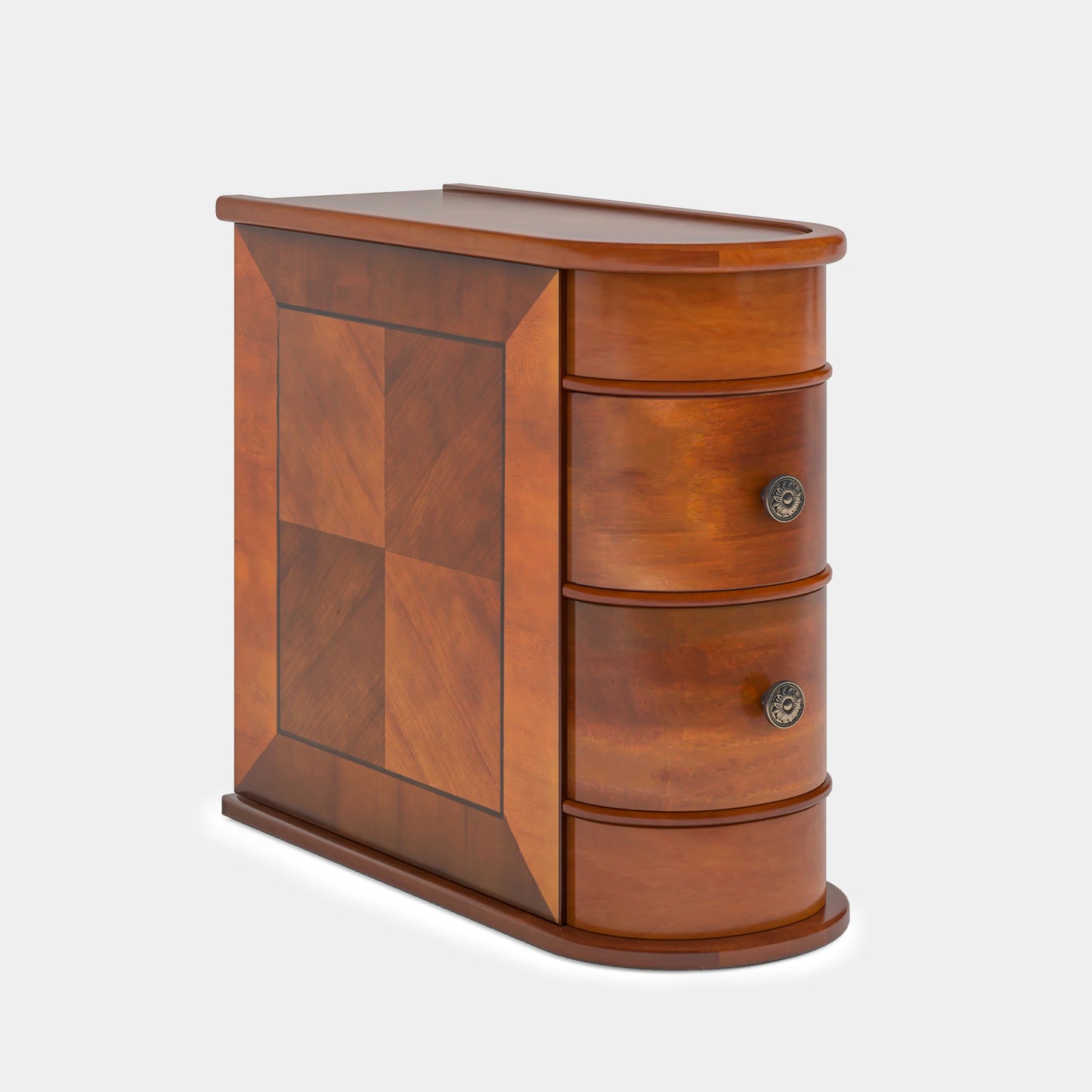 Table d'appoint Manon — bois massif, ronde