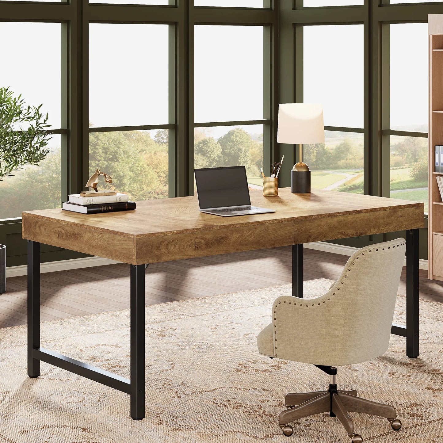 Bureau Cécile — métal, style industriel